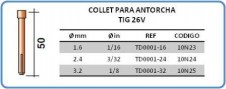 Collet para antorcha Tig 26V9